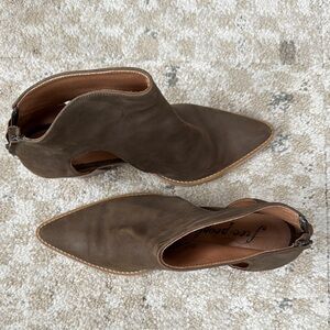Free People Brown Ankle Boots